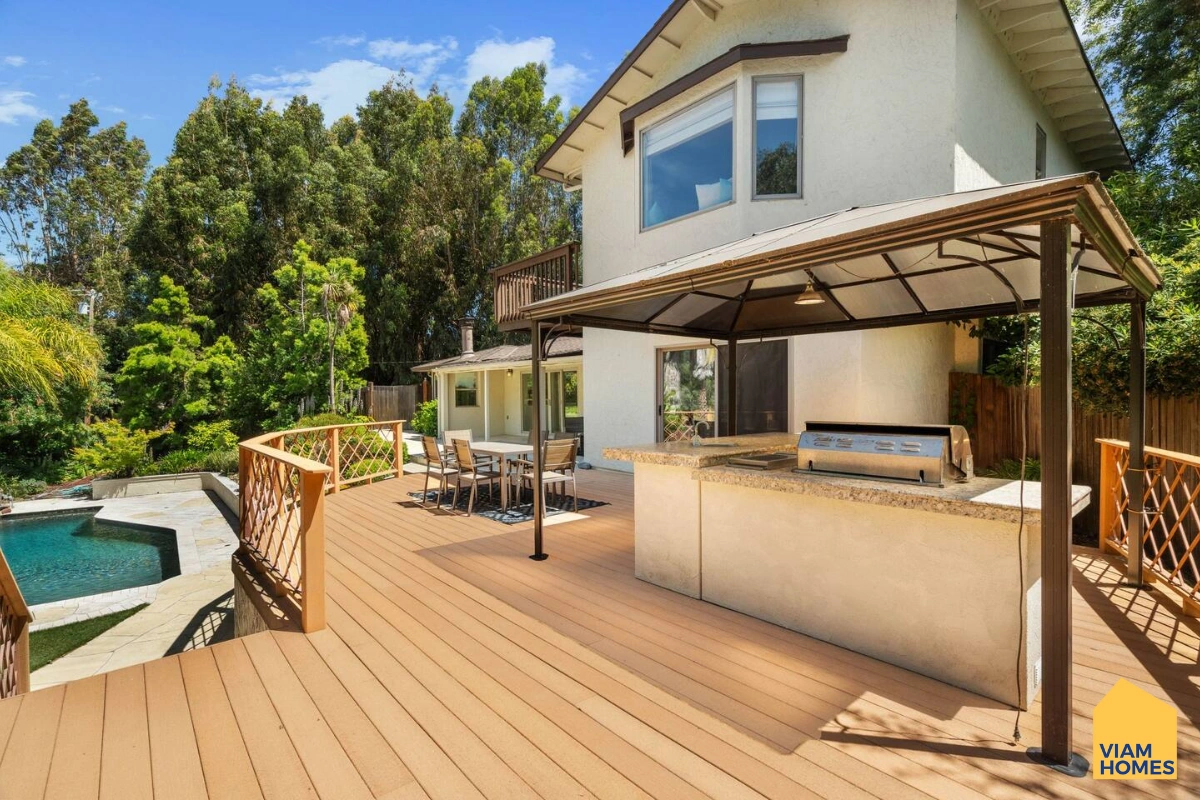 Fleming Villa San Jose BBQ and patio by VIAM Homes 