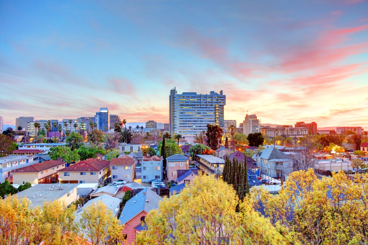 Short-term rental prices are often higher in San Jose